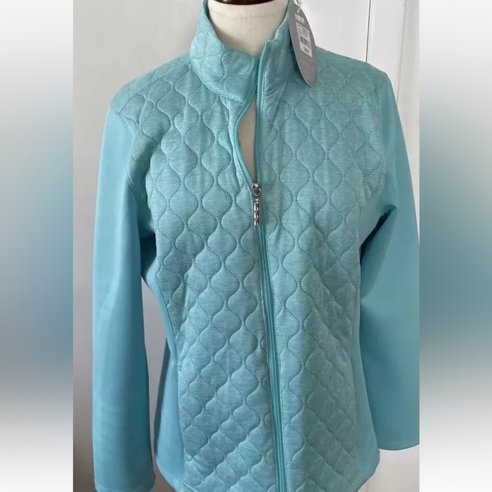 New Greg Norman Women’s Jacket Cool Mint size Large Lightweight women’s essentia